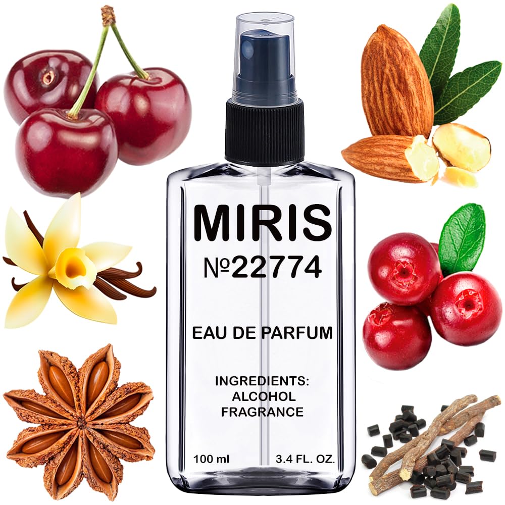 MIRIS No. 22774 bottle front, showcasing floral elegance for daily wear.