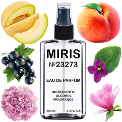 MIRIS No. 23273 bottle front displays a floral fruity profile for daily wear.