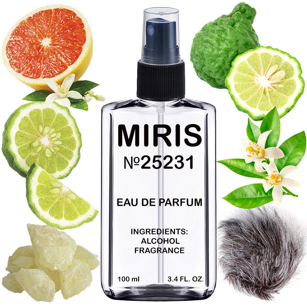 MIRIS No. 25231 bottle front, premium citrus-gourmet profile for refined everyday wear