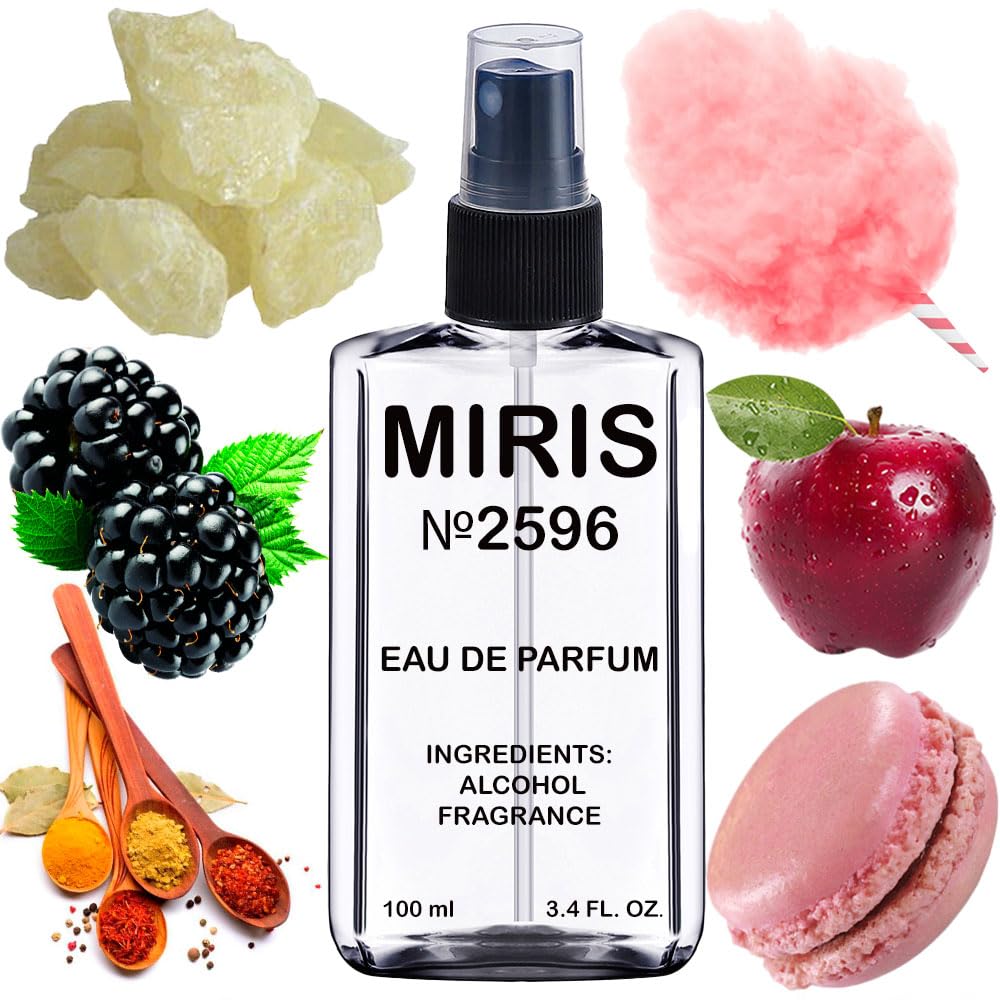 MIRIS No. 2596 bottle front view for lasting fragrance.