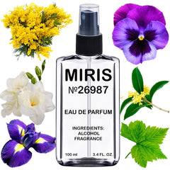 MIRIS No. 26987 bottle front view for daily fragrance rituals.