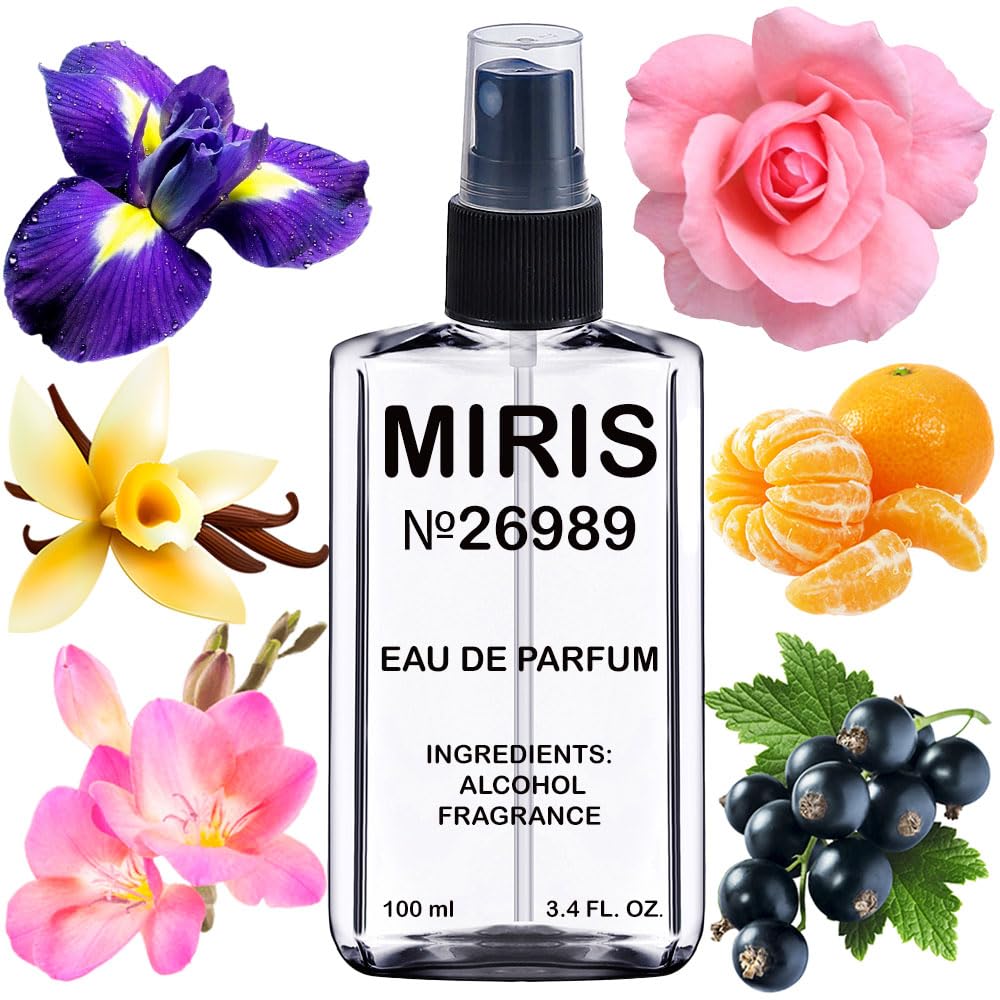 MIRIS No. 26989 bottle front, floral perfume designed for daily wear with lasting scent