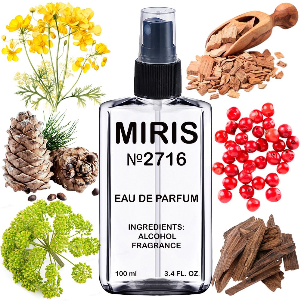 MIRIS No. 2716 royal oud bottle front exudes luxury and depth.