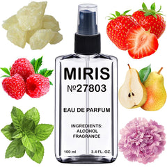 MIRIS No. 27803 bottle cap close-up, premium packaging ideal for gifting.