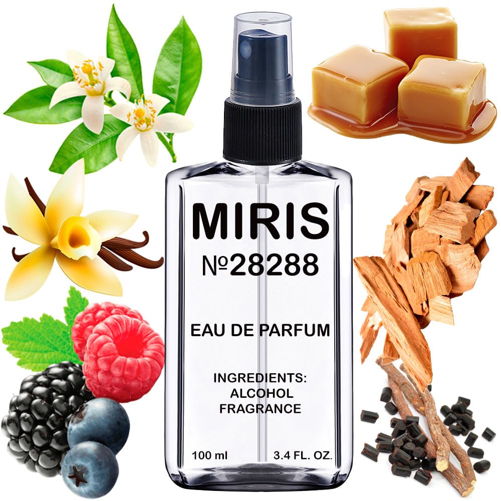 MIRIS No. 28288 bottle close-up highlighting premium glass and elegant cap