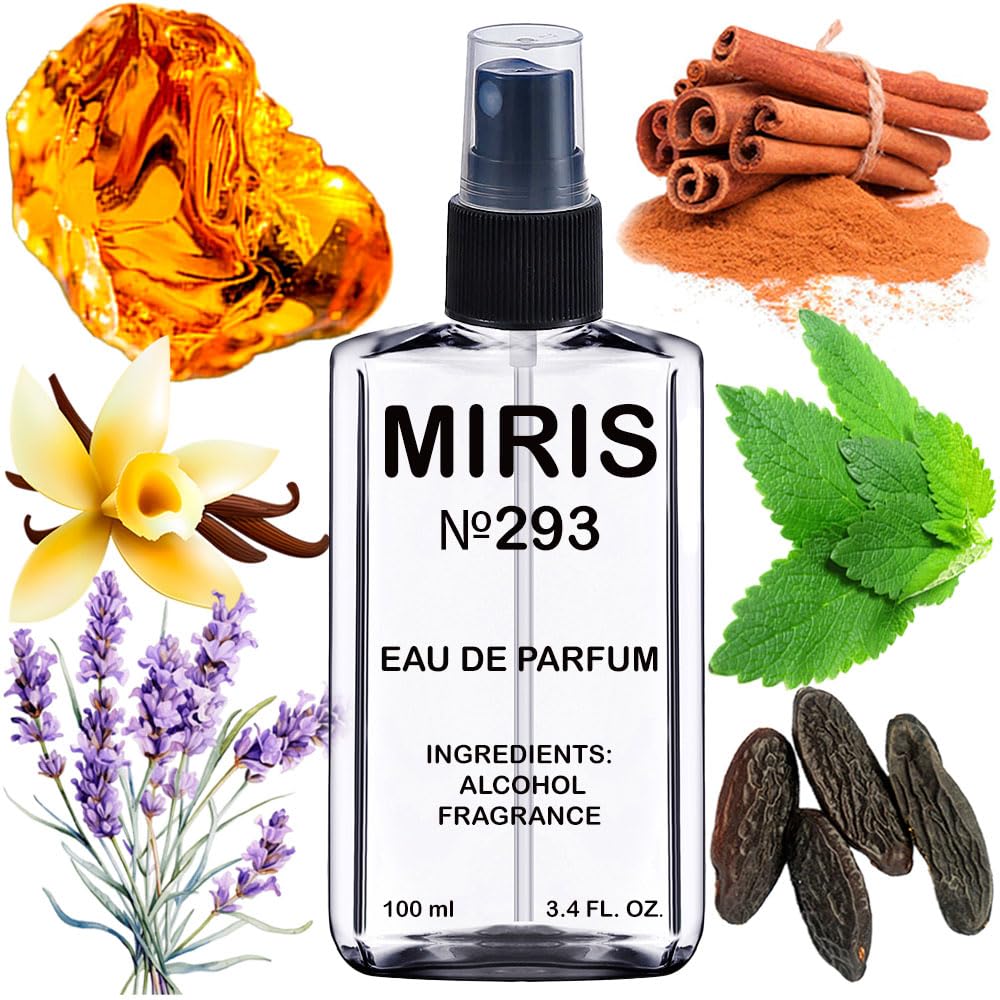 MIRIS No. 293 bottle close-up highlighting premium perfume quality