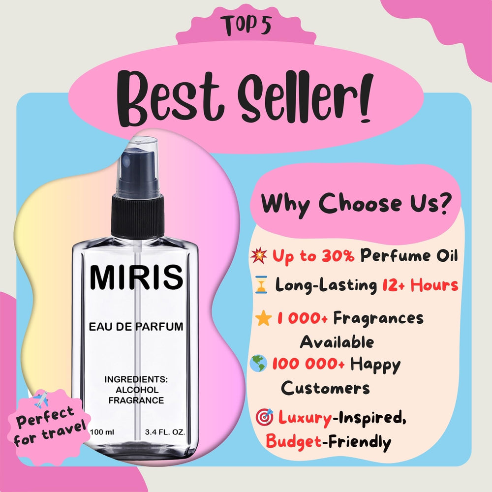 MIRIS No. 30521 embossed label detail signals premium craftsmanship