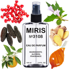 MIRIS No. 3108 bottle close-up for daily wear and refined presence