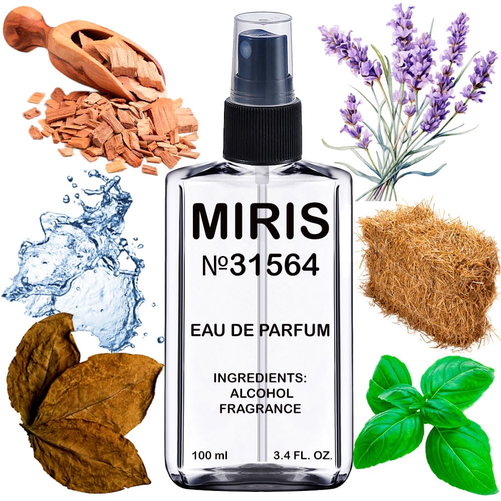 MIRIS No. 31564 bottle front view showing portable design for travel.
