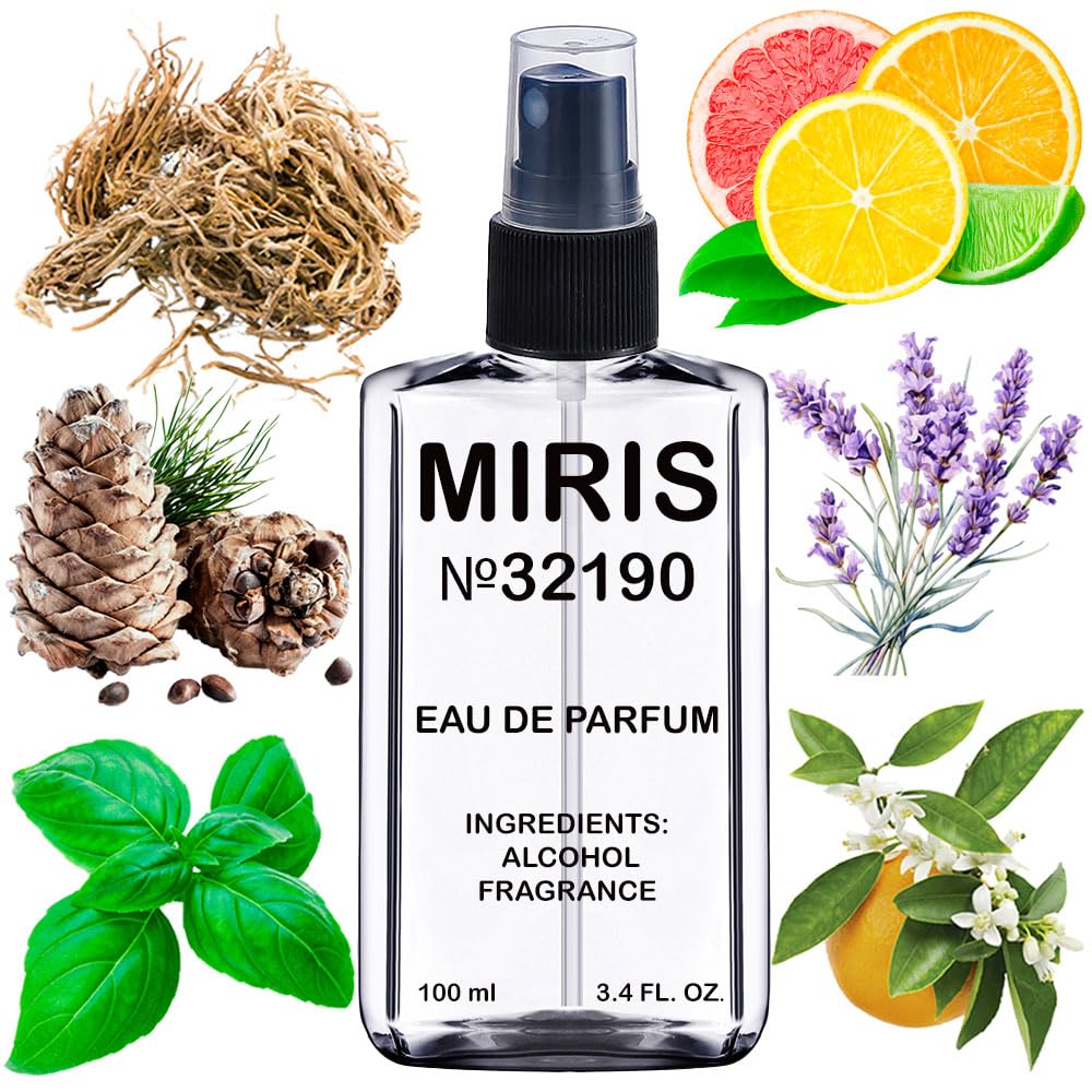 MIRIS No. 32190 Cedro di Taormina bottle displays premium fragrance design.