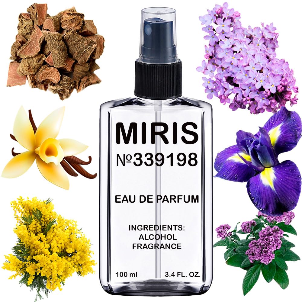 MIRIS No. 339198 Sweet Morphi bottle on display, floral fragrance preview