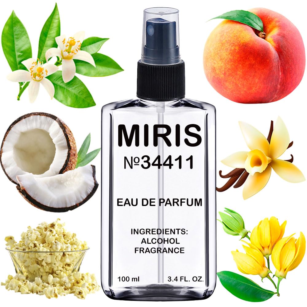 MIRIS No. 34411 bottle front showing elegant design for daily wear