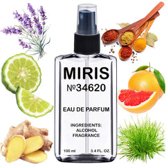 MIRIS No. 34620 bottle front view for everyday confidence.
