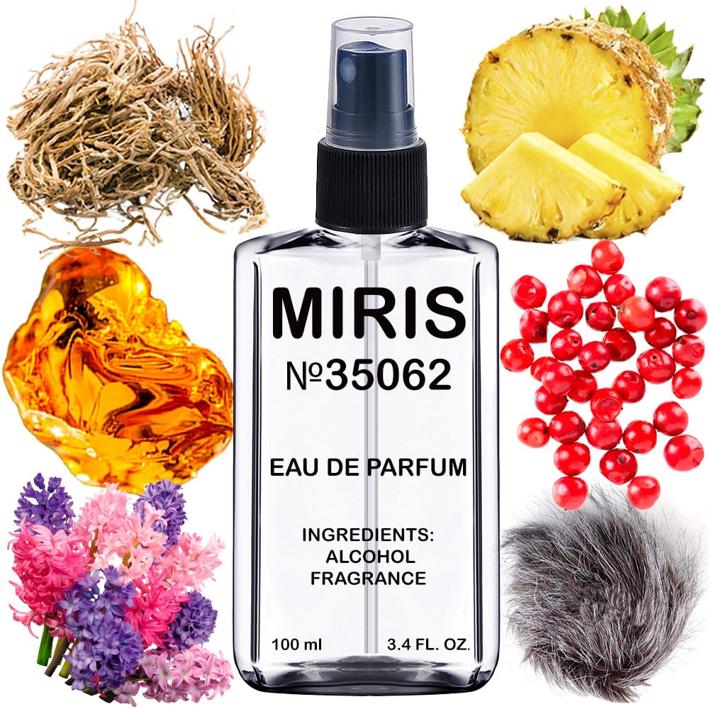 MIRIS No. 35062 Accento-inspired bottle closeup highlighting premium design