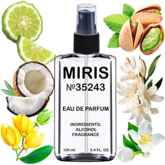 MIRIS No. 35243 bottle-front showing unisex fragrance for daily wear