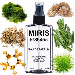 MIRIS No. 35455 spray front view, long-lasting unisex fragrance for daily wear.