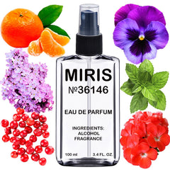 MIRIS No. 36146 bottle front, premium design for daily elegance