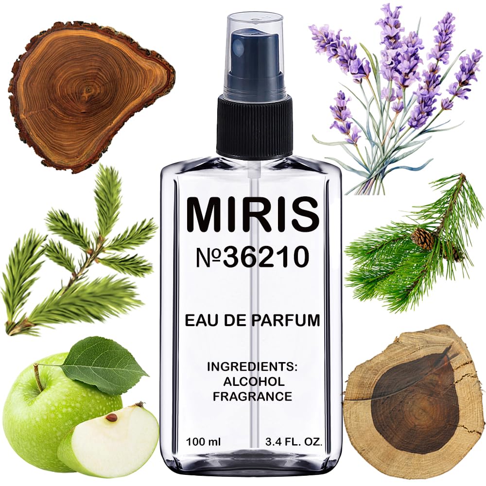 MIRIS No. 36210 bottle front view highlighting premium men's fragrance