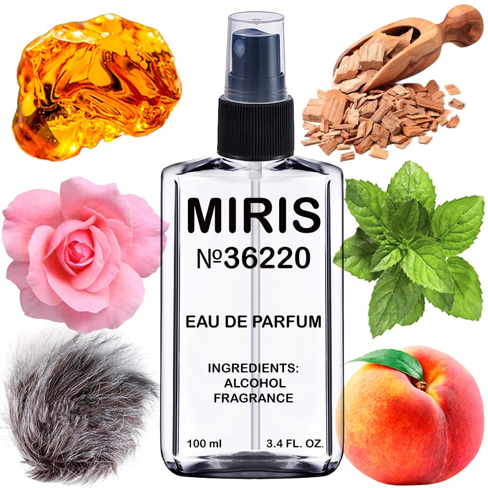 MIRIS No. 36220 Narci Rodri For Her spray bottle close-up for lasting fragrance on skin