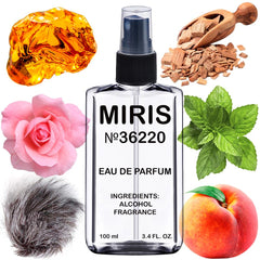 MIRIS No. 36220 Narci Rodri For Her spray bottle close-up for lasting fragrance on skin