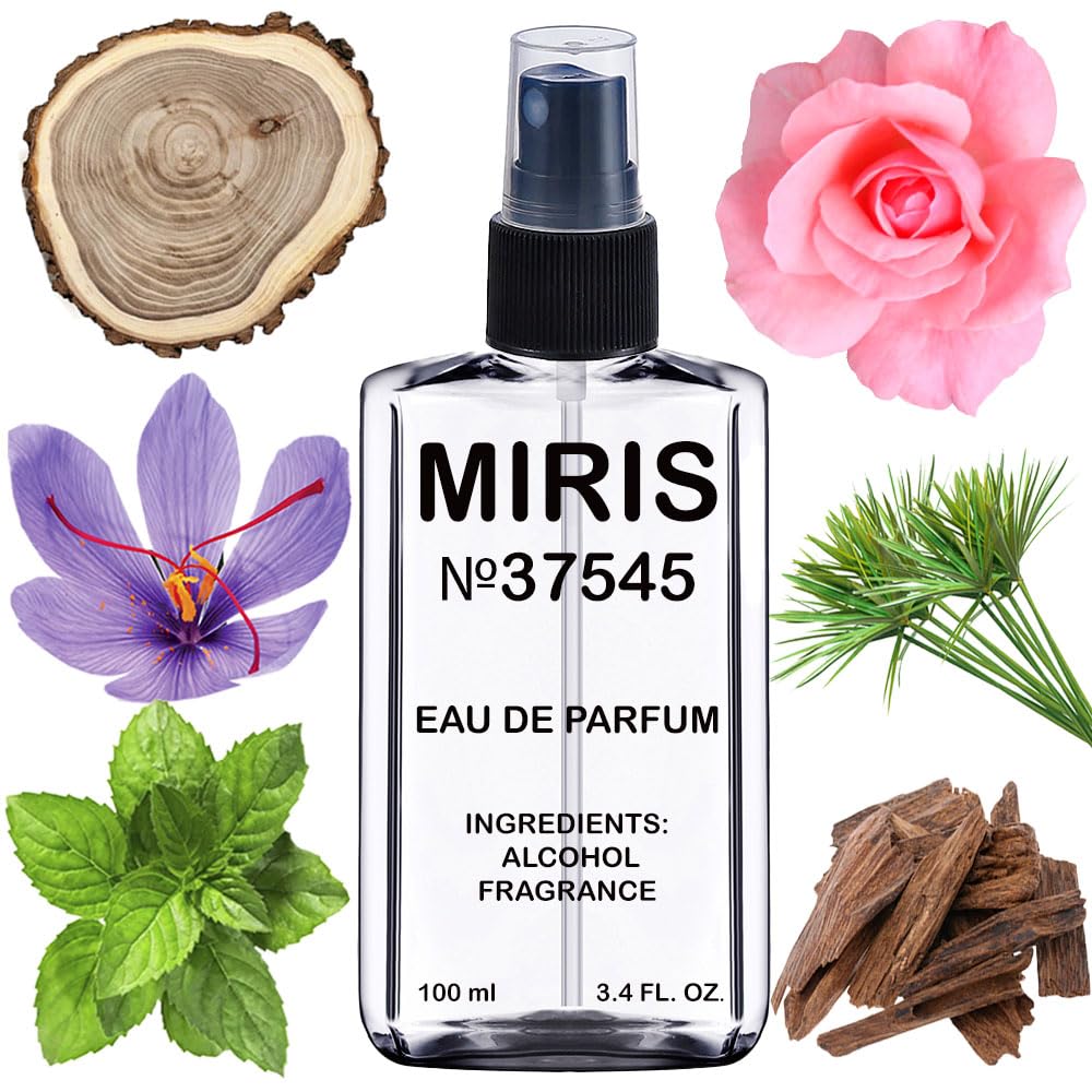 MIRIS No. 37545 front view bottle showing elegant, unisex fragrance.