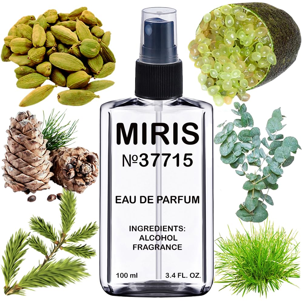 MIRIS No. 37715 bottle front, signaling a premium, long-lasting fragrance.