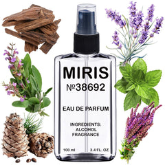 MIRIS No. 38692 bottle with spray cap for everyday unisex wear