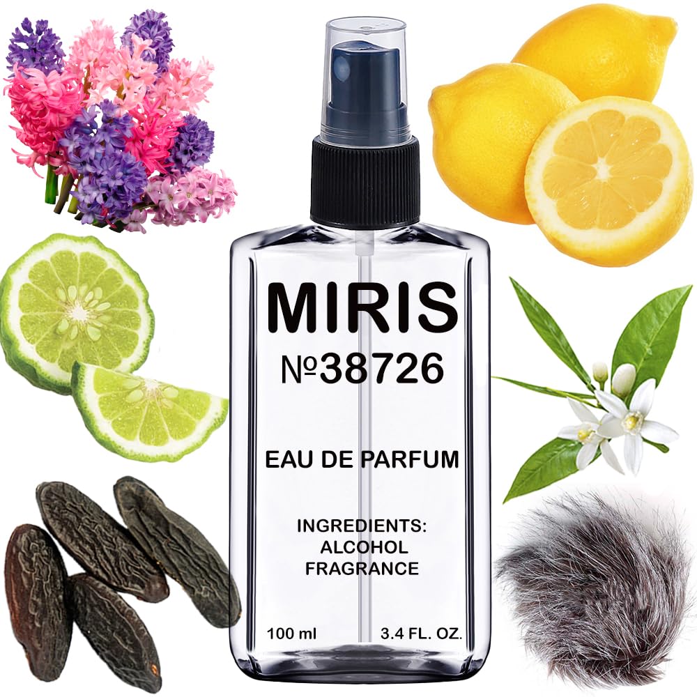 MIRIS No. 38726 front-view bottle for everyday masculine fragrance with lasting wear.