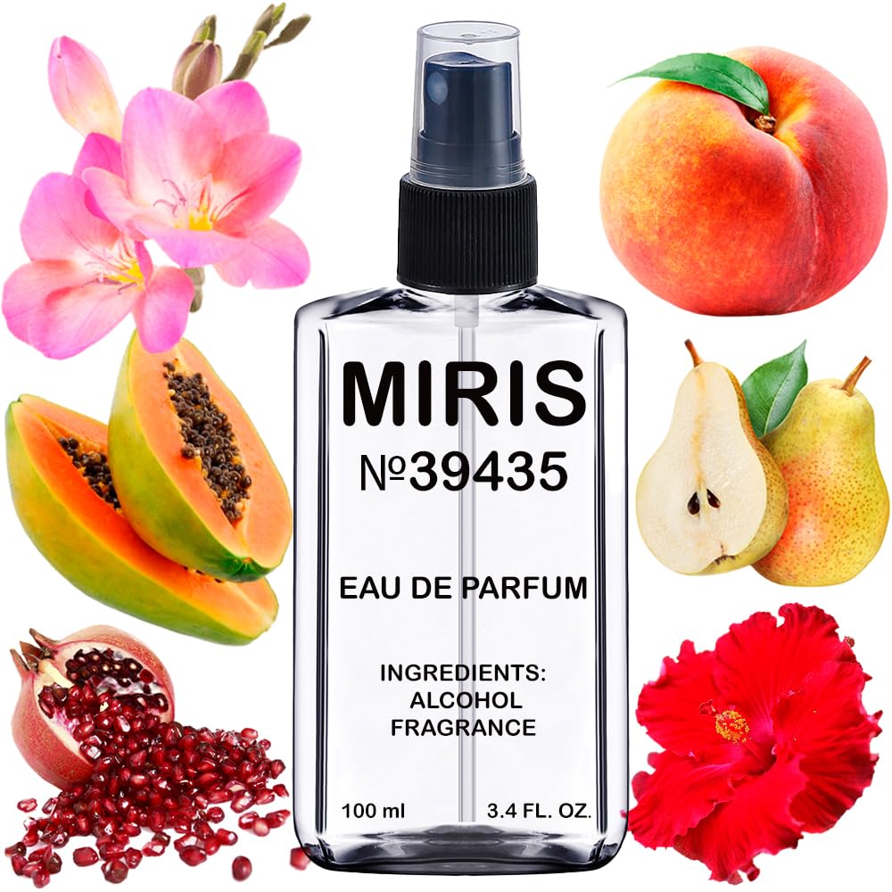 MIRIS No. 39435 Tropical Punch bottle closeup with premium glass and elegant label.
