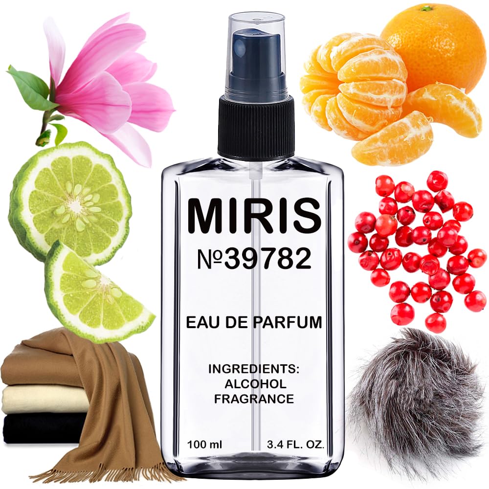 MIRIS No. 39782 bottle front view shows sleek design for everyday wear.