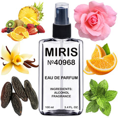 MIRIS No. 40968 bottle front showing sleek daily-wear design.