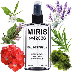 MIRIS No. 42336 bottle-front shows premium design for daily wear