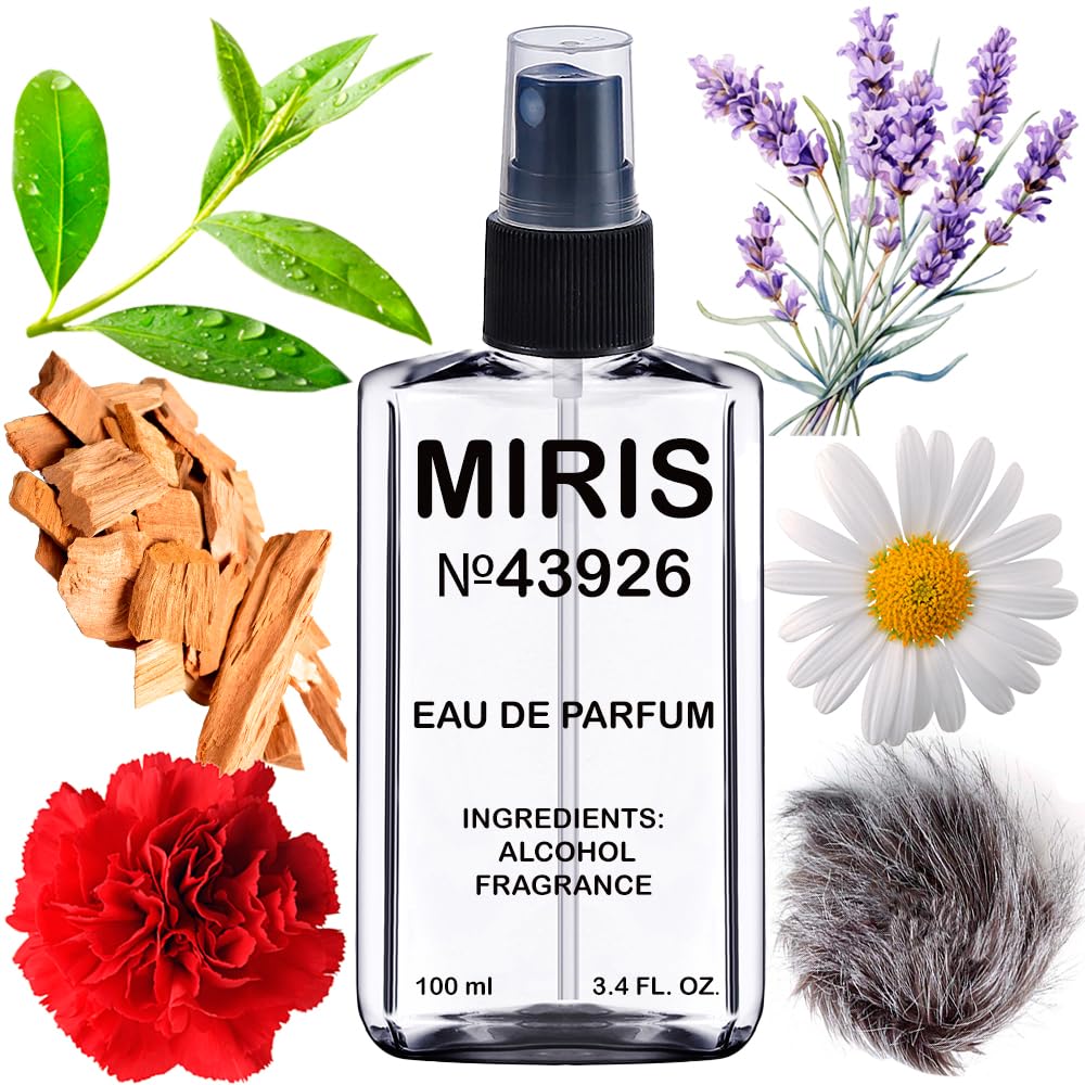 MIRIS No. 43926 bottle front showing woody gourmet scent for daily wear