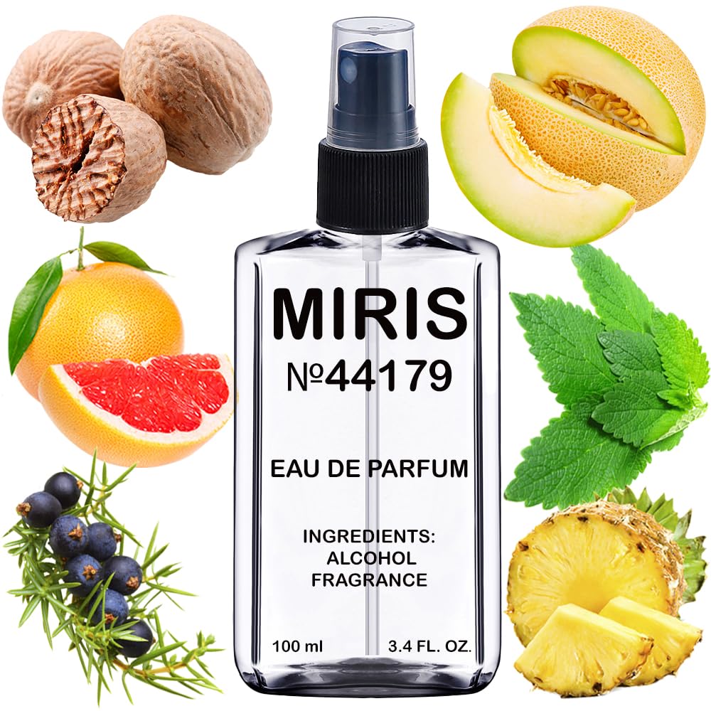 MIRIS No. 44179 bottle front showcases sleek design for confident daily wear.