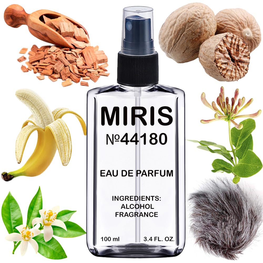 MIRIS No. 44180 bottle front view highlights Sicilian-inspired floral aldehydes for refined presence