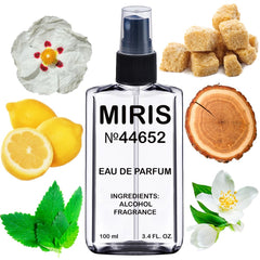 MIRIS No. 44652 bottle front for everyday elegance.