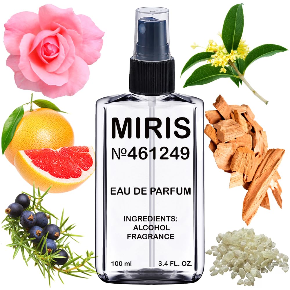 MIRIS No. 461249 Escent 04 bottle with a refined woody fragrance