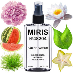 MIRIS No. 48204 bottle with spray cap for everyday wear.