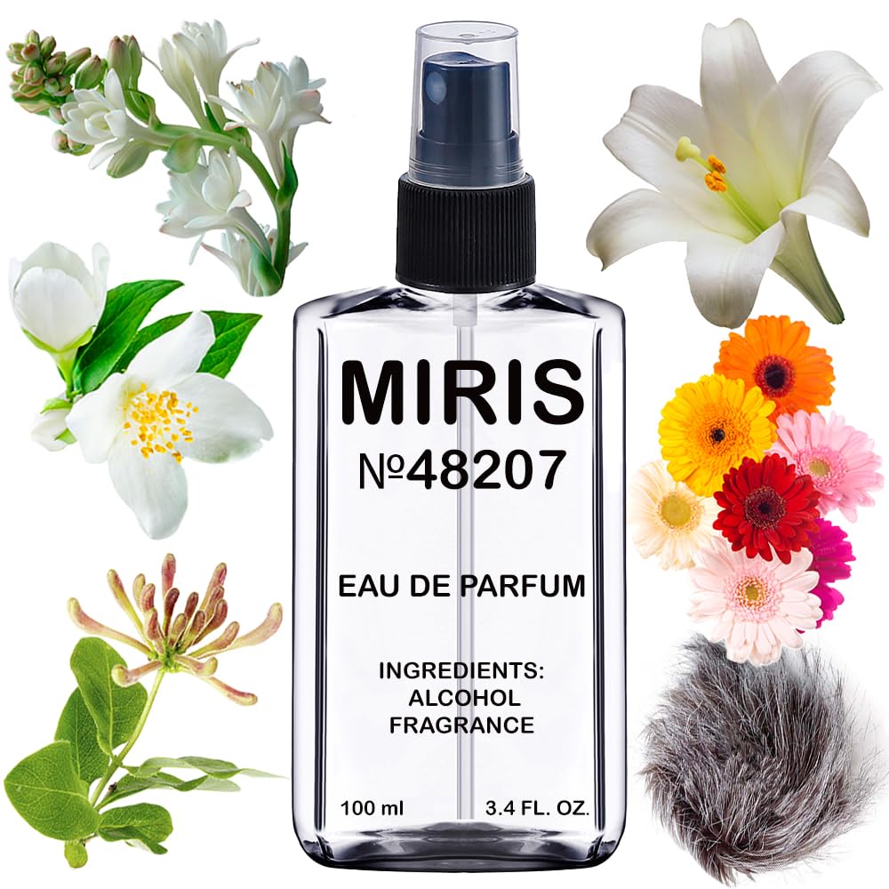 MIRIS No. 48207 bottle-front display shows modern muse-inspired fragrance and lasting allure