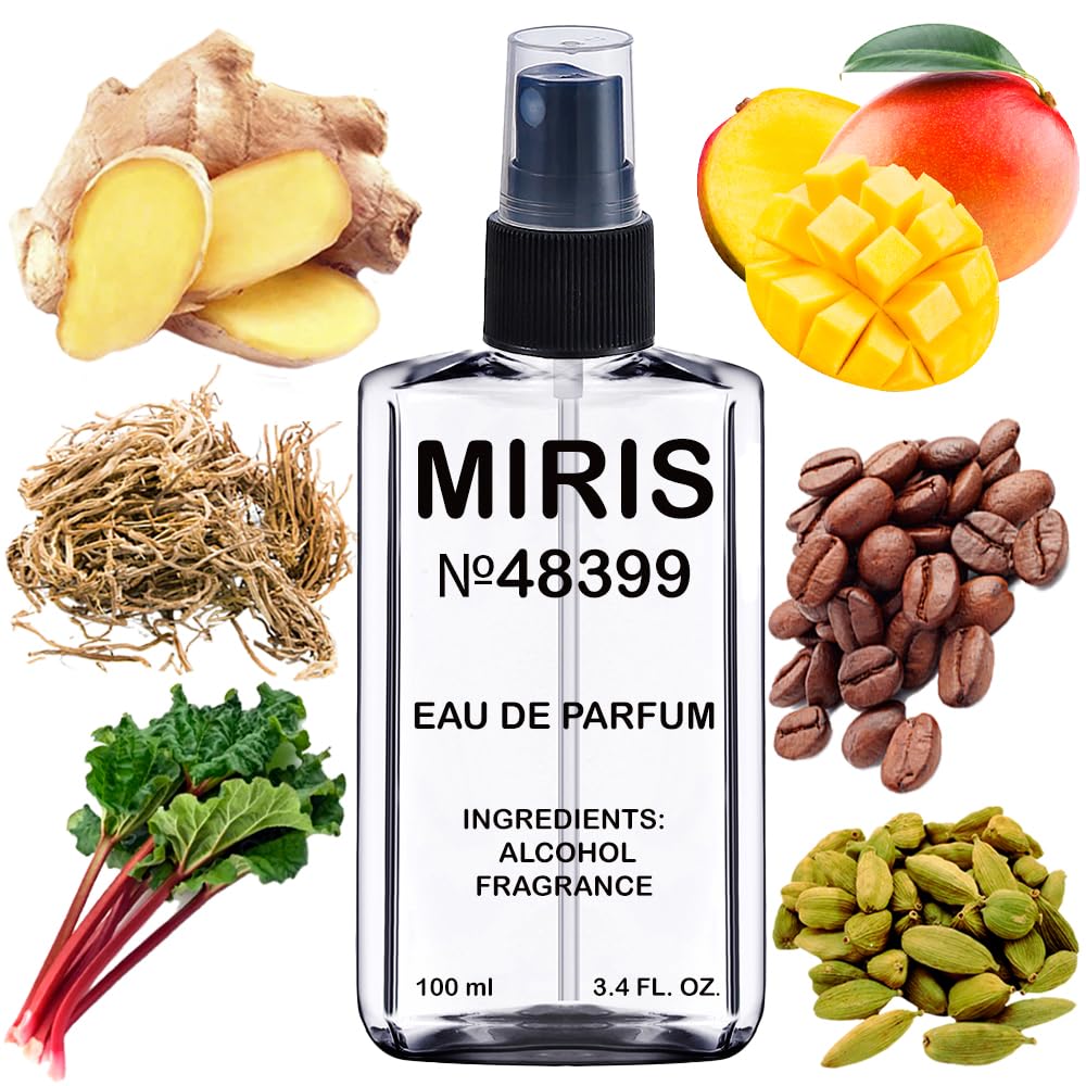 MIRIS No. 48399 Narcos-inspired bottle front view highlighting premium fragrance