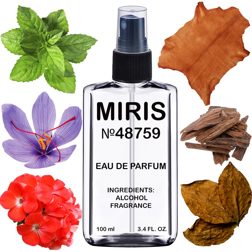 MIRIS No. 48759 bottle with premium design for a lasting unisex fragrance.