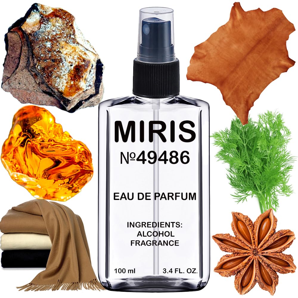 MIRIS No. 49486 Alien Man bottle front view, premium masculine fragrance for evenings.