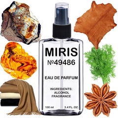 MIRIS No. 49486 Alien Man bottle front view, premium masculine fragrance for evenings.