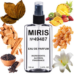 MIRIS No. 49487 Belle-d-Opiu-inspired bottle front view for a luxurious impression.