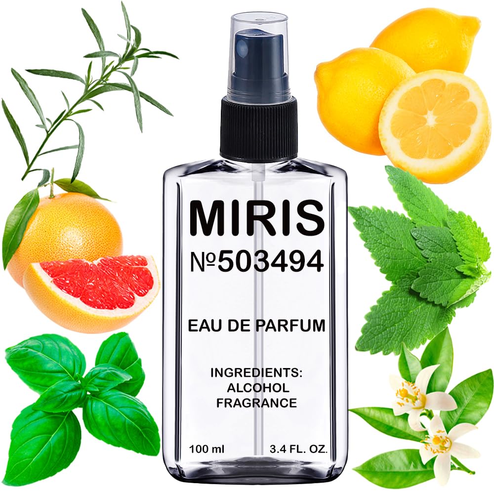 MIRIS No. 503494 Mandarino di Amalfi bottle showcases bright citrus for daytime wear.