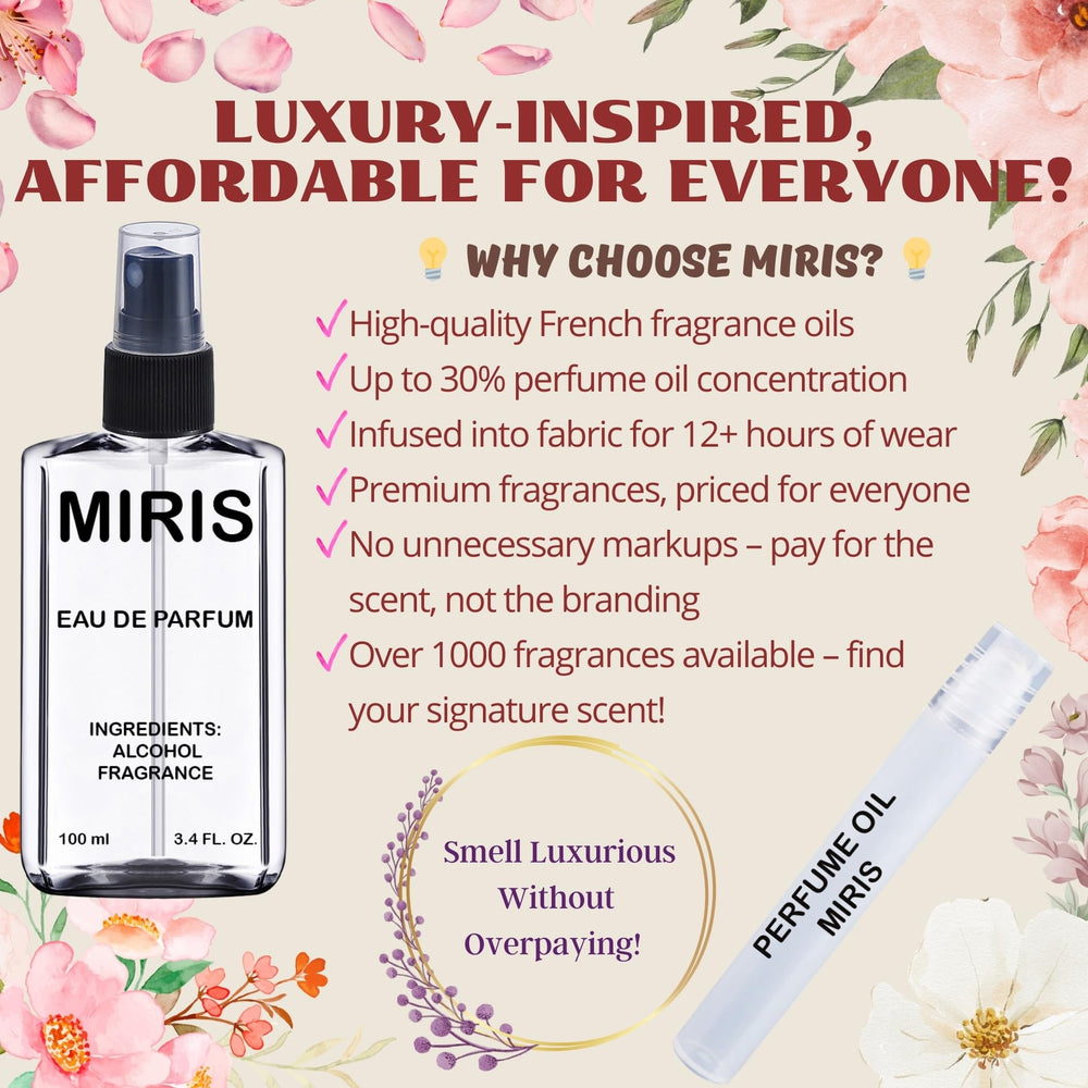 MIRIS No. 51178 bottle-artwork highlights premium craftsmanship for a luxe unisex fragrance