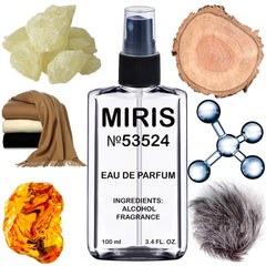 MIRIS No. 53524 bottle front, premium unisex fragrance for daily wear