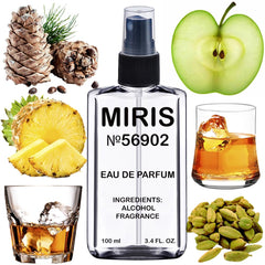 MIRIS No. 56902 bottle shows Apple Brandy on the Rocks for everyday sophistication.