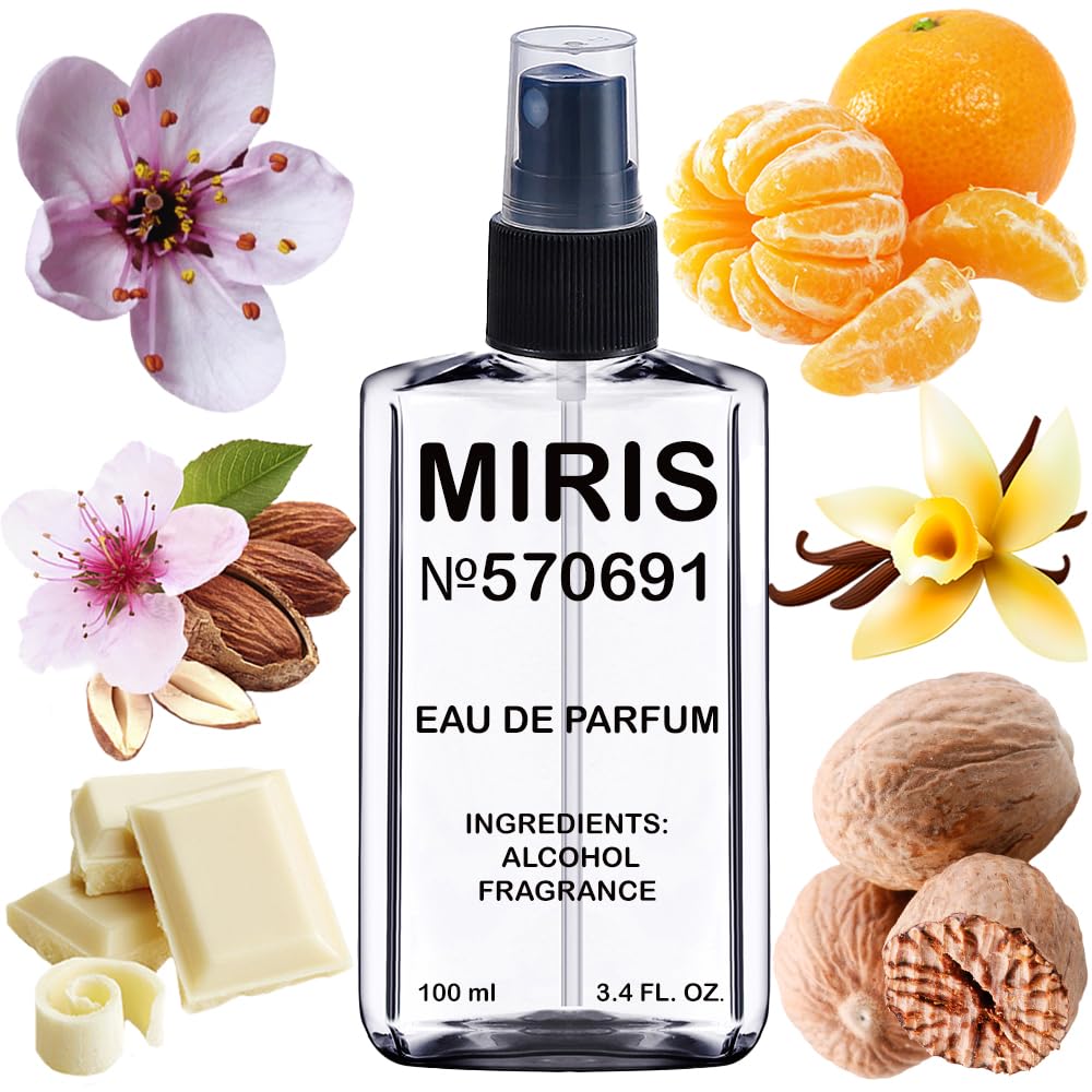 MIRIS No. 570691 bottle closeup highlighting white chocola notes for everyday elegance.