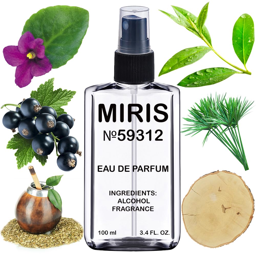 MIRIS No. 59312 bottle front for daily, long-lasting unisex fragrance.